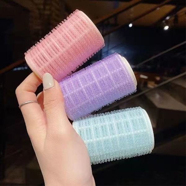 Hårrullar Fluffigt hårklämma GRÖN L Green L