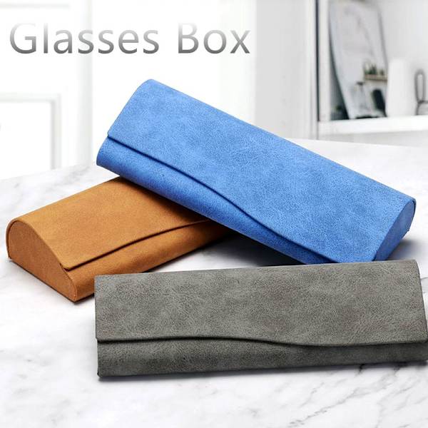 Oval Glasögonlåda Glasögonfodral Glasögonskydd CASE blue