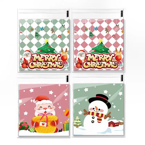 100 kpl Joulukarkkilaukku Set SET A Set A