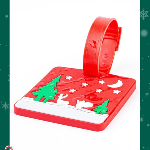 Bagagemærke Fly Boarding Pass RØD Red