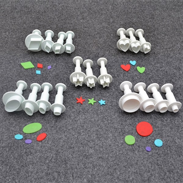 9/12 kpl Polymeerisavileikkurit keraamiset mold PYÖREÄ -9 KPL Round -9pcs