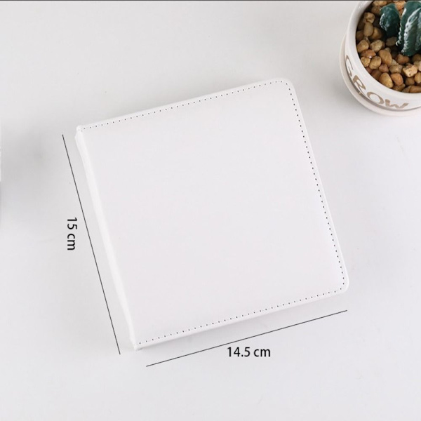 Mini Binder Album Foto Album HVIT White