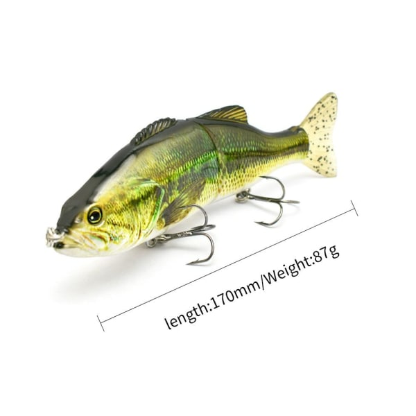 2 Sektion Minnow Baits Fiskekroge G G G