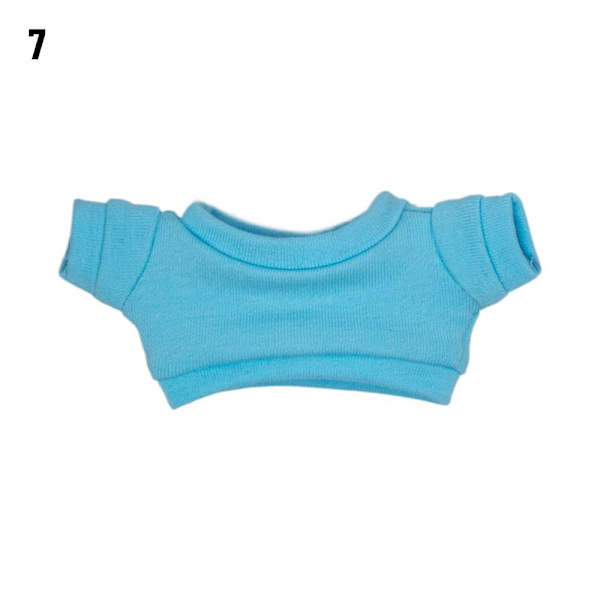 20 cm T-shirt för dockakläder Tecknad docka 7 7 7