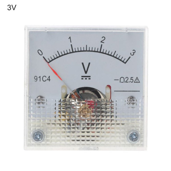 DC voltmeter Analog panelmätare 0-3V 0-3V 0-3V