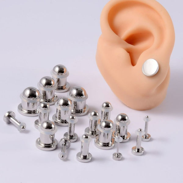 4st Öronproppar Öronmätare Expander 4MM 4MM
