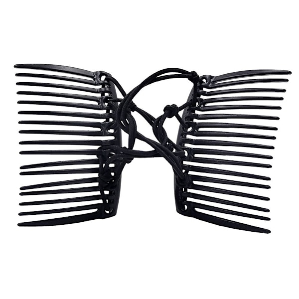Elastiskt rep Pan Hårklämmor Lazy Comb BLÅ BLUE
