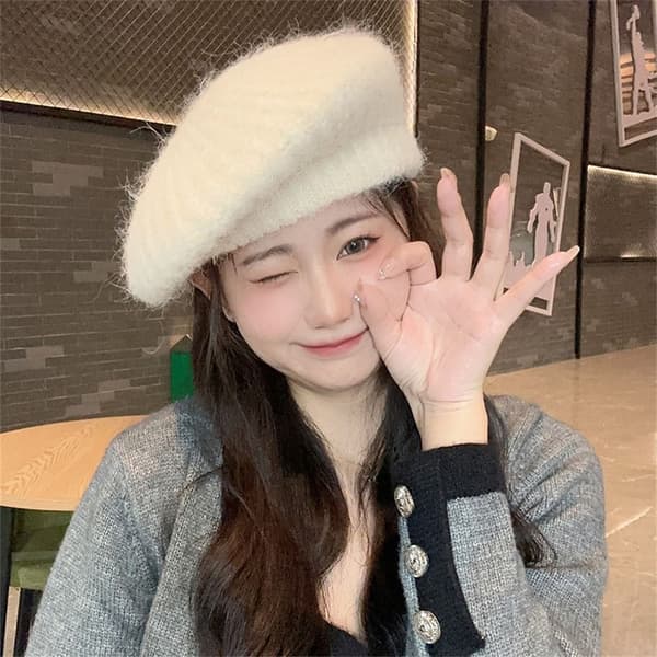 Berets Luer Vinterluer HVIT white
