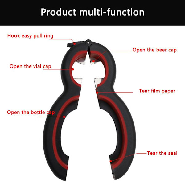 6 in 1 Multi Opener CAN Pullonavaaja