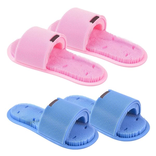 Fodvask Hjemmesko Silikone Hjemmesko GRÅ 1 PAR 1 PAR grey 1 pair-1 pair