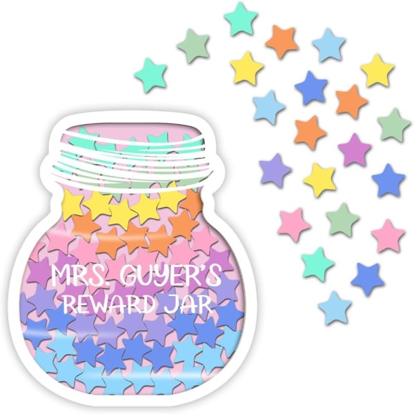Kids Star Reward Jar Tokens Classroom Reward Jar B B B