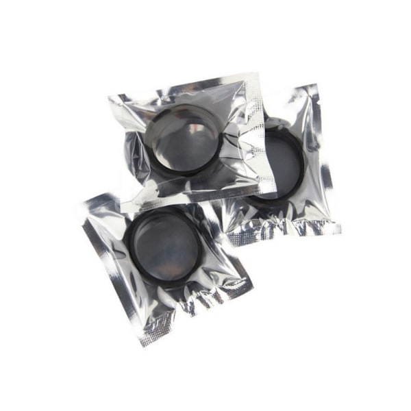 2 Stk Gummi Ring Bagasje Hjul Ring SORT SORT black