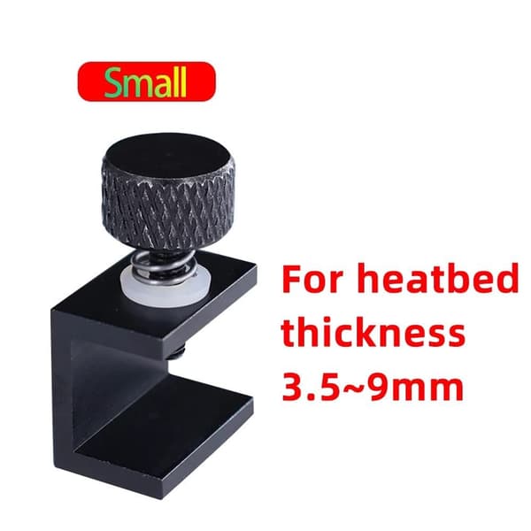 8 stk 3D-printer seng Clips Clamp Ender 3 Glas seng Clips 3D