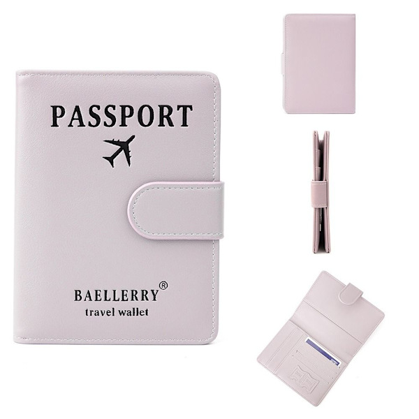 Passport Covers RFID Passport Clip LYS LILLA Light Purple