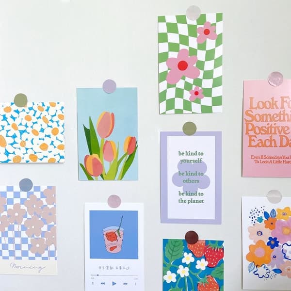 Blomstertulipanpostkort lykønskningskort B B B