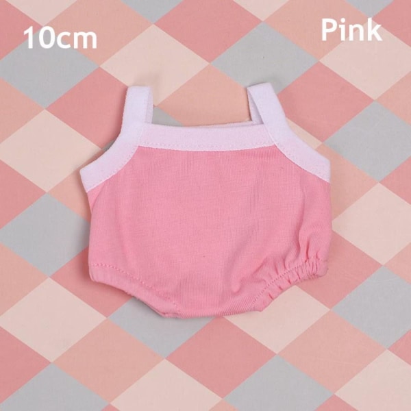 Doll Camisoles Nukkevaatteet PINK 10cm Pink 10cm