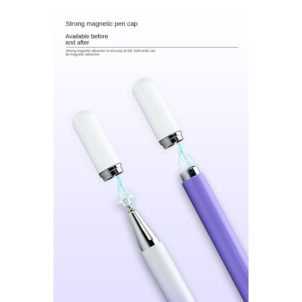 Disc Capacitive Pen Touch Screen Pen GRADIENT RED GRADIENT RED Gradient Red