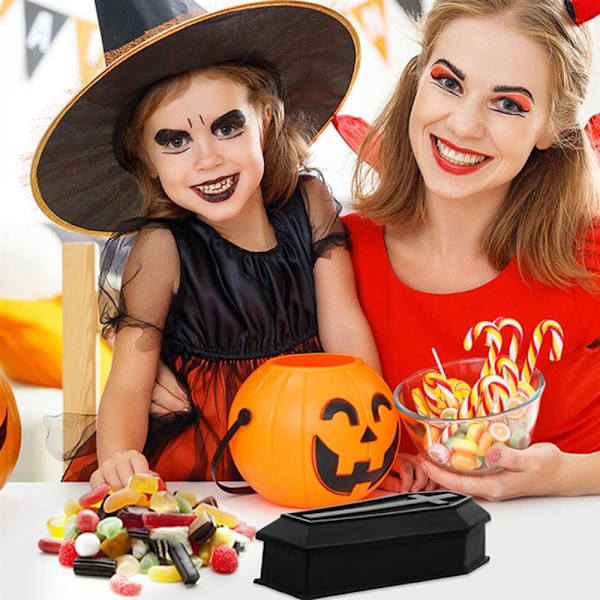 5 stk Halloween kisteesker Ornamenter Dekselesker Smykker