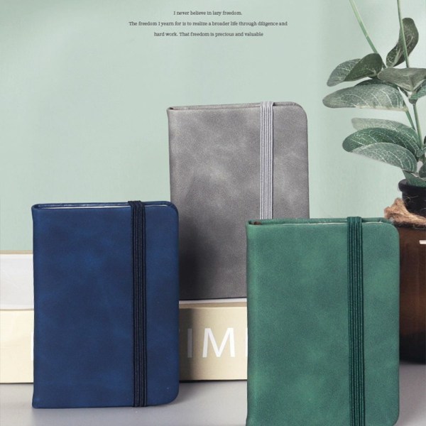 Notebook A7 Dagbog Lommebog GRÅ Gray