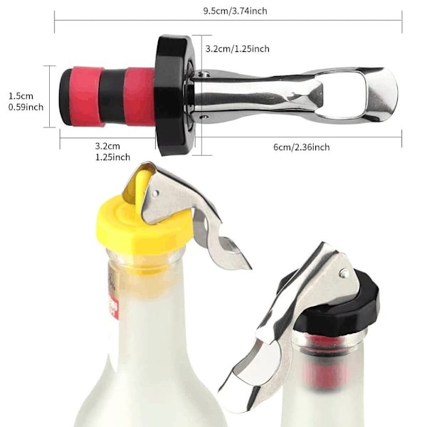 Vinpropp Drink Sealer Plugg VIT White