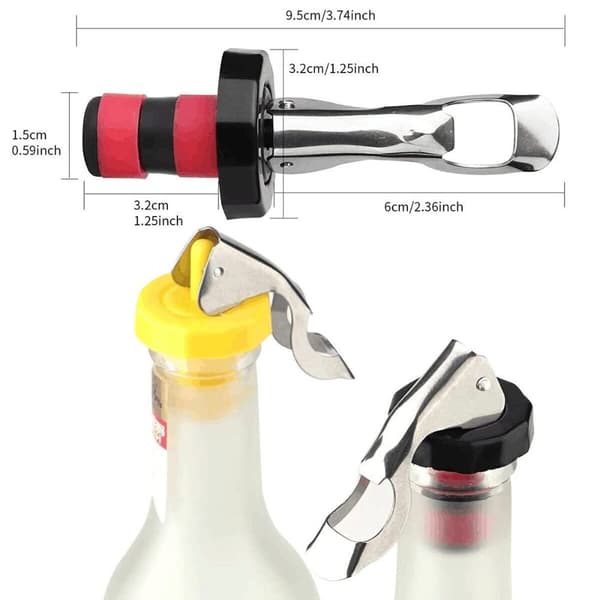 Vinstopper Drikkeforseglingsplugg HVIT White