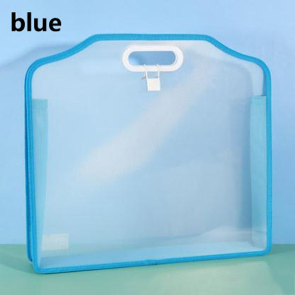 Dokumenttaske Stor kunstportefølje BLÅ blue