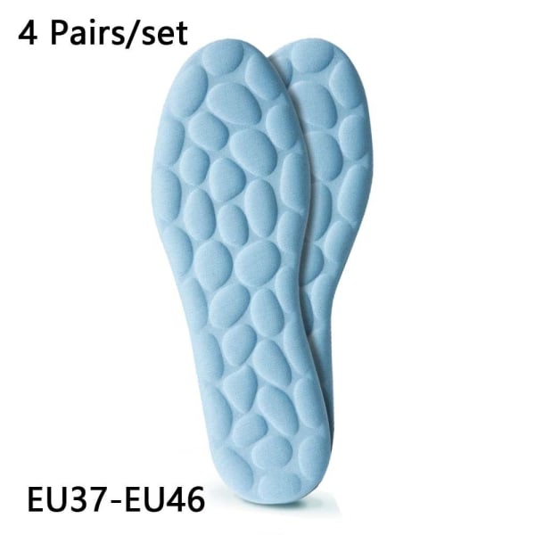 4 par skumskor innersula Massagekudde Ortopediska innersulor EU 43-44