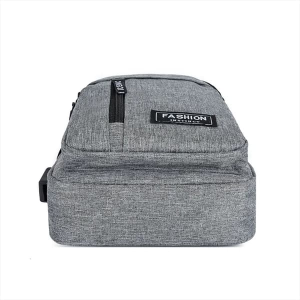 1 Stk Brysttaske Messenger Bag SORT-UDEN USB SORT-UDDEN USB black-without USB
