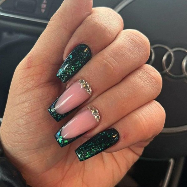 24 stk Fake Nails Long French W440 W440 W440