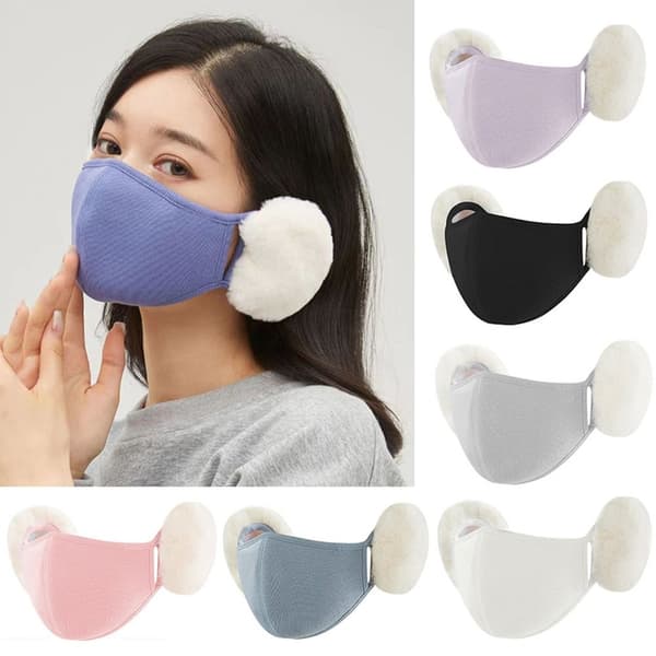 Maske Munndeksel MØRKEGRÅ dark grey