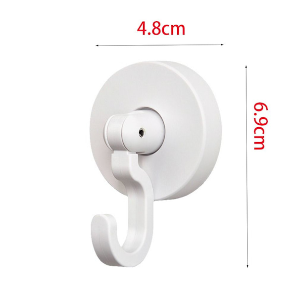 6 Stk Kroker for opphengning av selvklebende takkrok Veggkroker for White 6 Pcs-6 Pcs