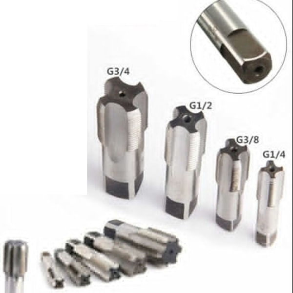 1/8" 1/4" 3/8" 1/2" kierretappi HSS kartio 3 3 3