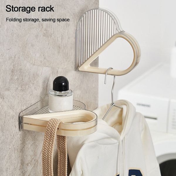 Badeværelse Bøjle Organizer Tøj Bøjle Rack TRANSPARENT transparent