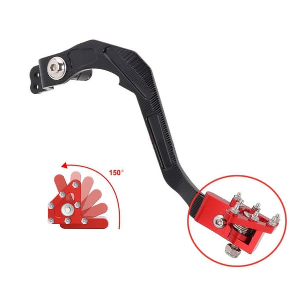 Bagbremsepedal Bremsetip SORT black