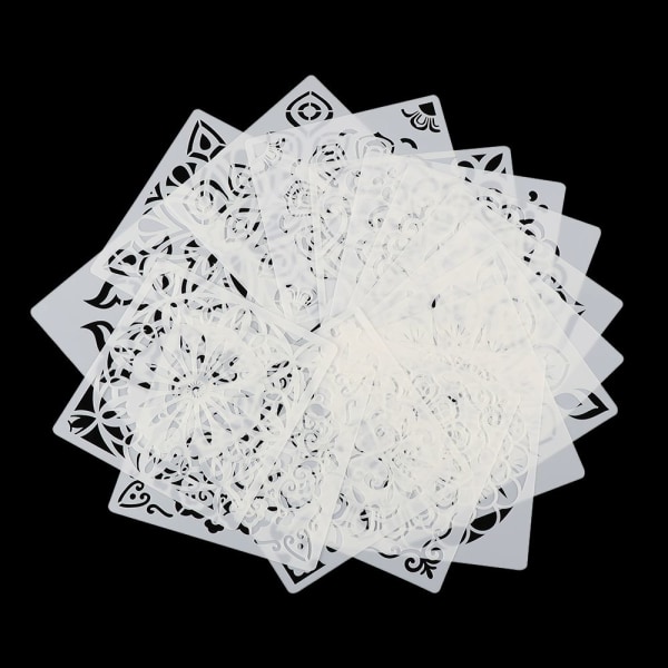 16stk/sett Lagdeling Stencil Scrapbooking Mandala Auxiliary