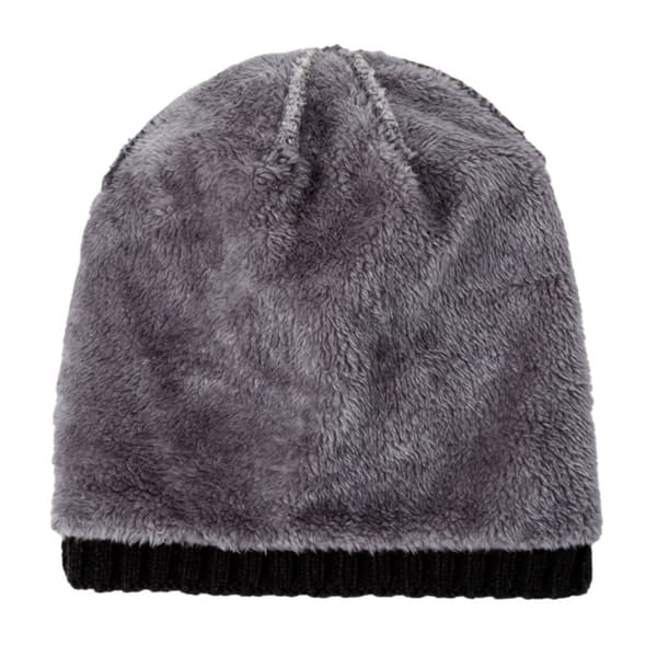 Strikket Lue Beanies Lue LYS GRÅ Light Grey