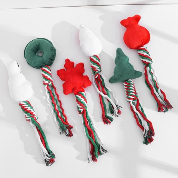 Julehundeleker Rope Toy E E E