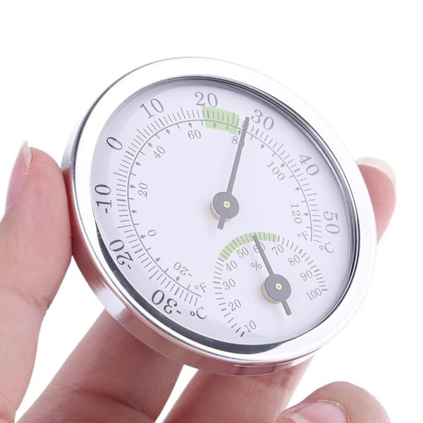 Pointer Type Hygrotermograf Termo-hygrometer GRØN green