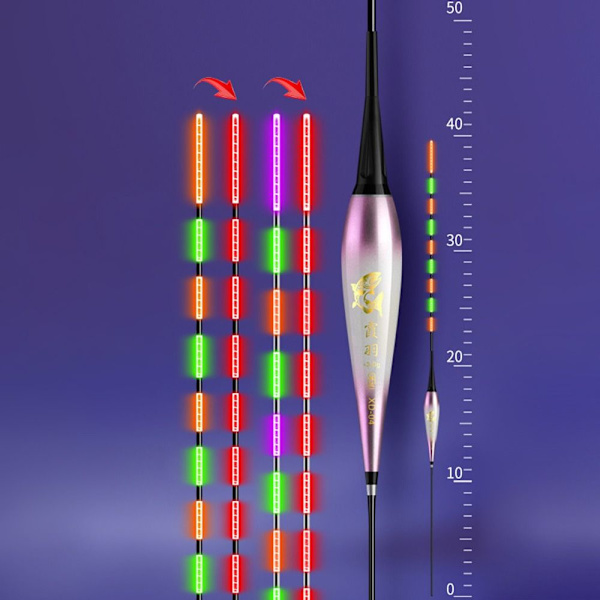 2kpl elektroninen kalastuskelluke Light Float XD04 XD04 XD04