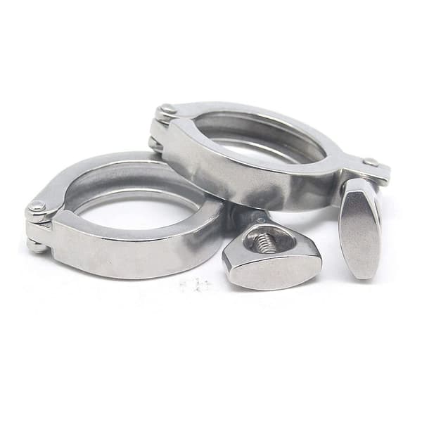 2st 1,5" Sanitär Tri-clamp Tri Clamp Clover Sanitetsrör