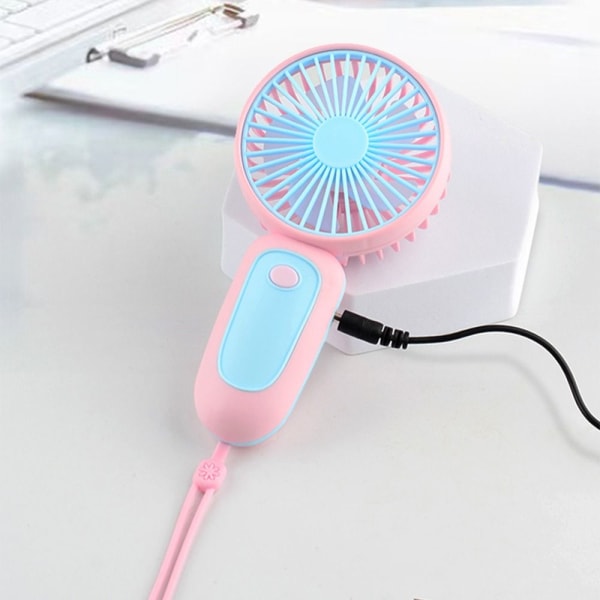 Kädessä pidettävä tuuletin Mini Fan PINK Pink