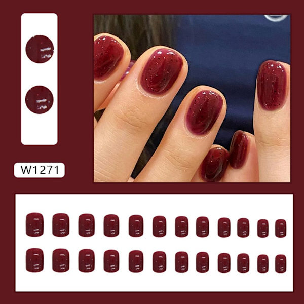 False Nails Fake Nails W1281 W1281 W1281
