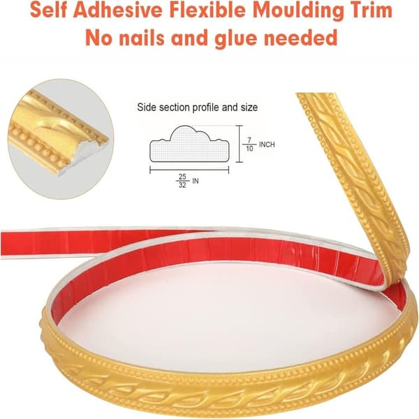 Wall Trim 3D Wall Kantlist Selvklebende