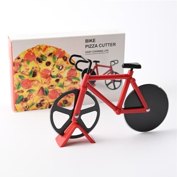 Pizzaskärare Tårtskiva RÖD Red