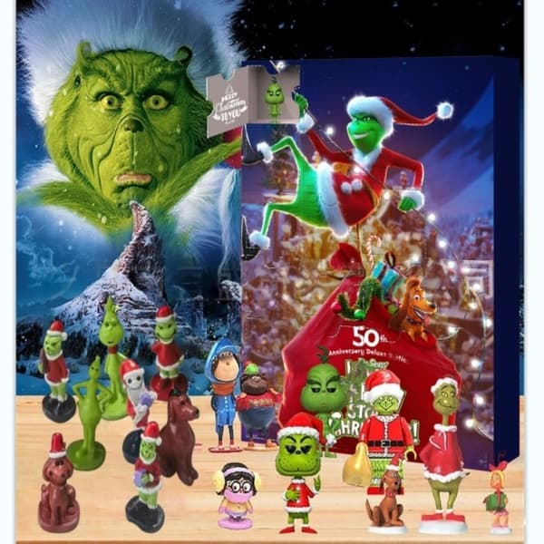 Jule Blind Box Jule Nedtælling Grinch Blind Box