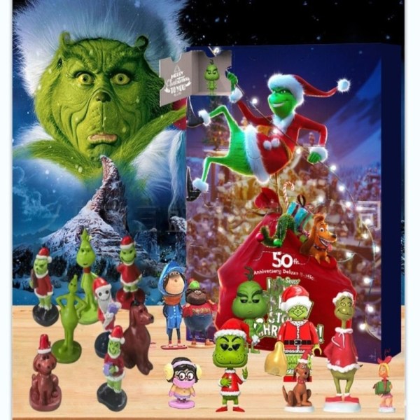 Jule Blind Box Julekalender Grinch Blind Box