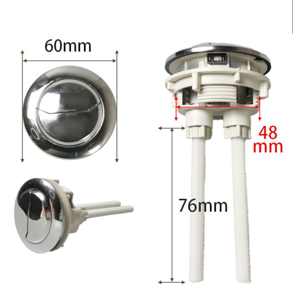 WC:n painonappi 48mm
