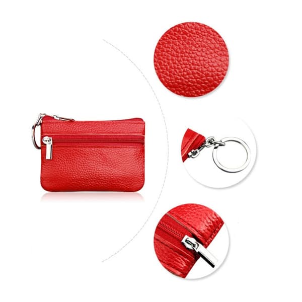Damväska ID- case Plånbok RÖD red