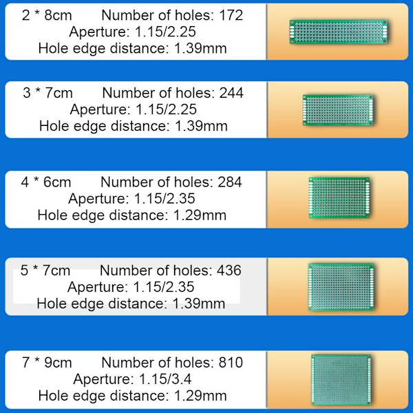 32st PCB Board Prototyp Kit Printed Circuit Board
