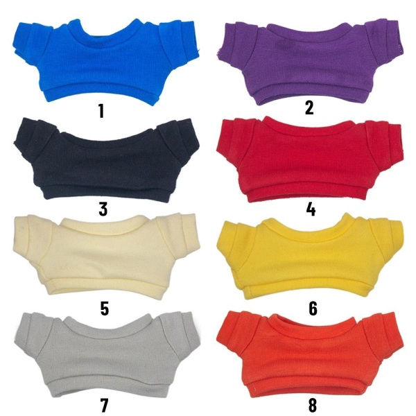 15 cm T-shirt för dockakläder Tecknad docka 1 1 1